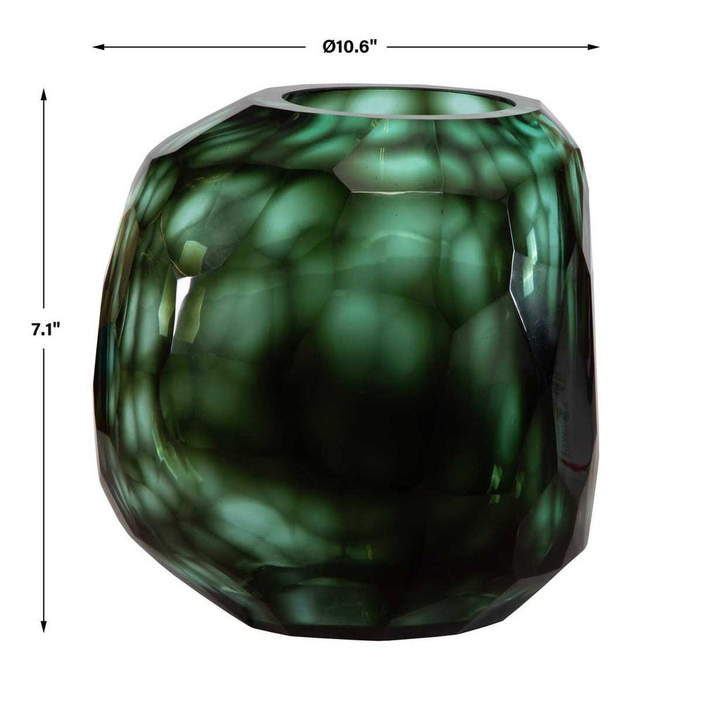EMERALD VASE LG