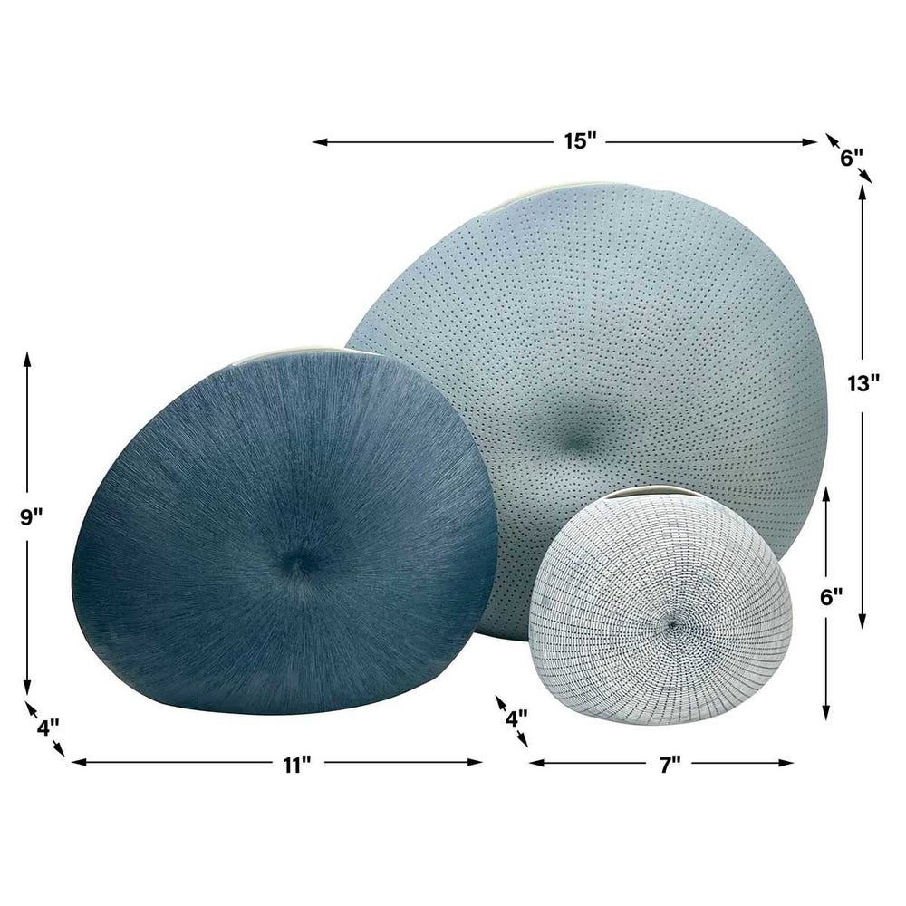PILLOW VASES DENIM S/3