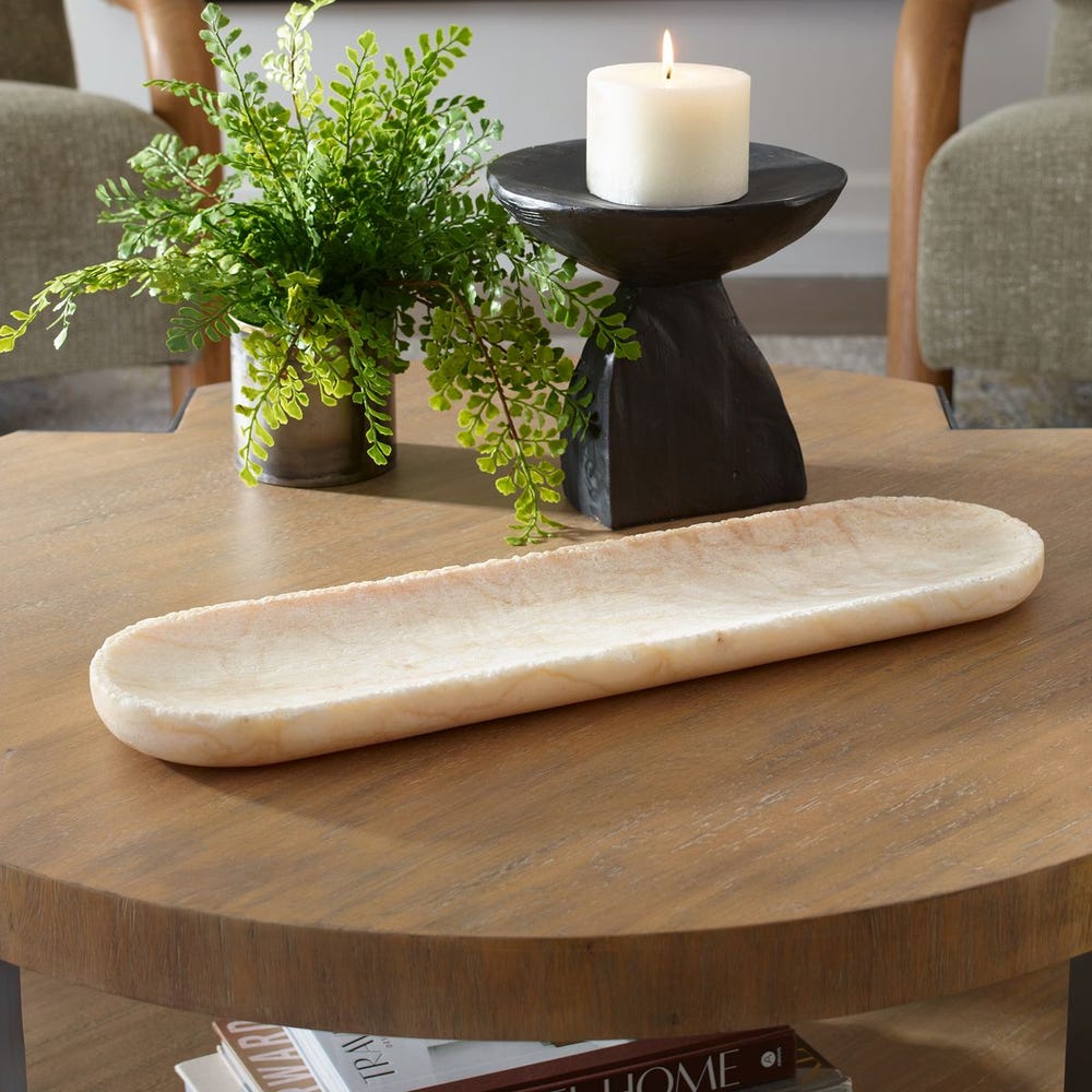 SCULPTED ONYX OUTDOOR BOWL