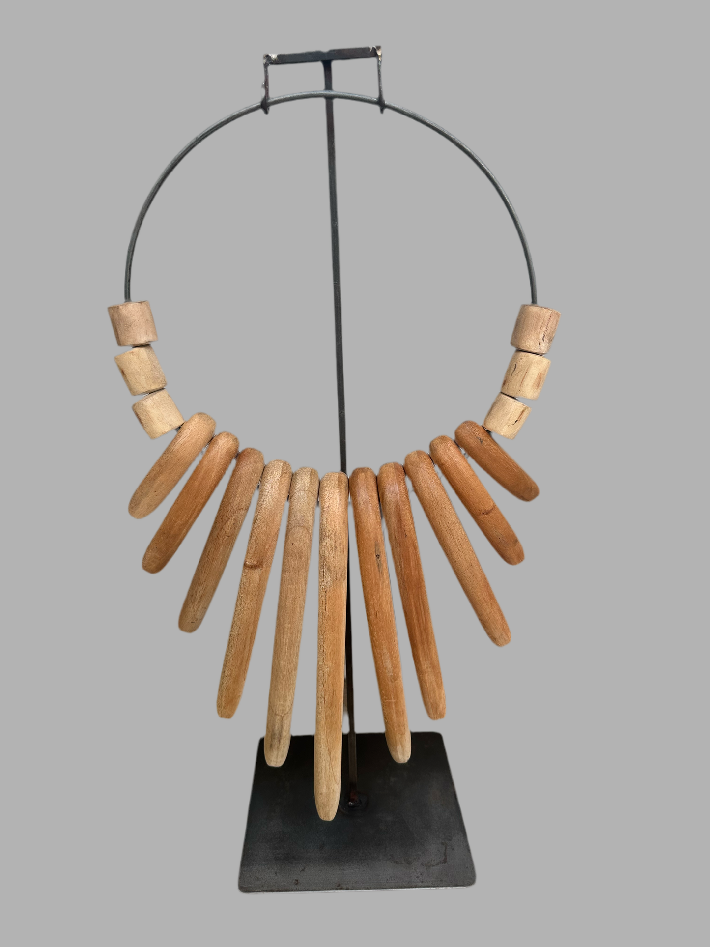 COLLAR MADERA NATURAL