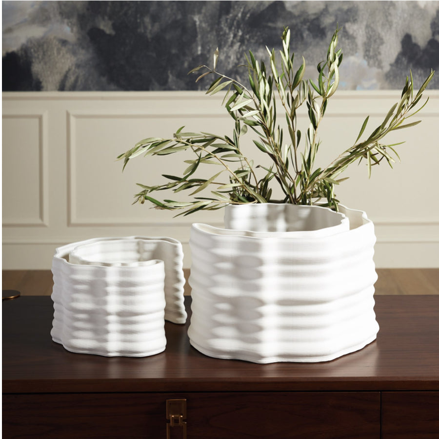 CRESCENT PRINTED VASE SM