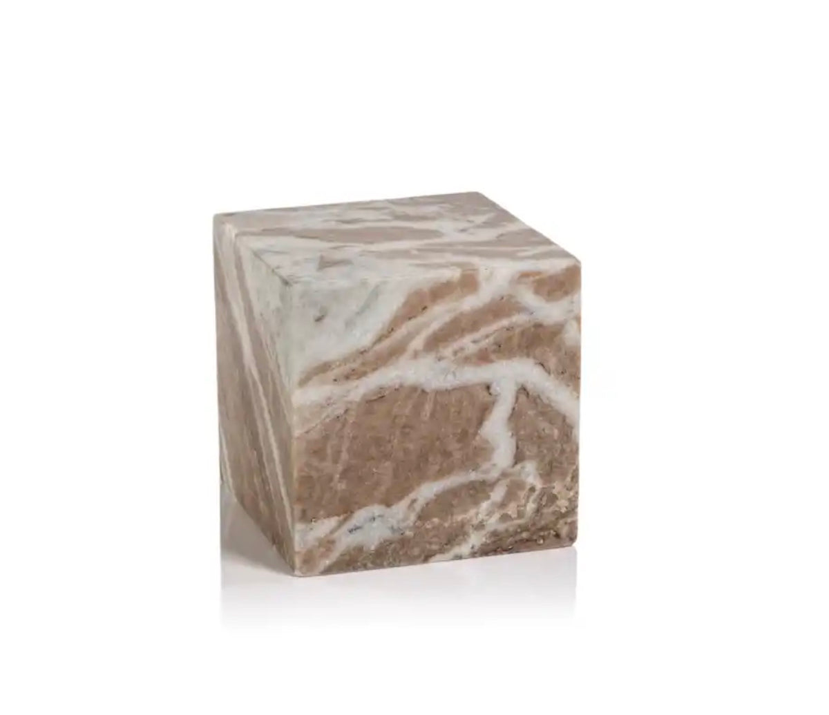 ARABESCATO CUBE BOOKEND