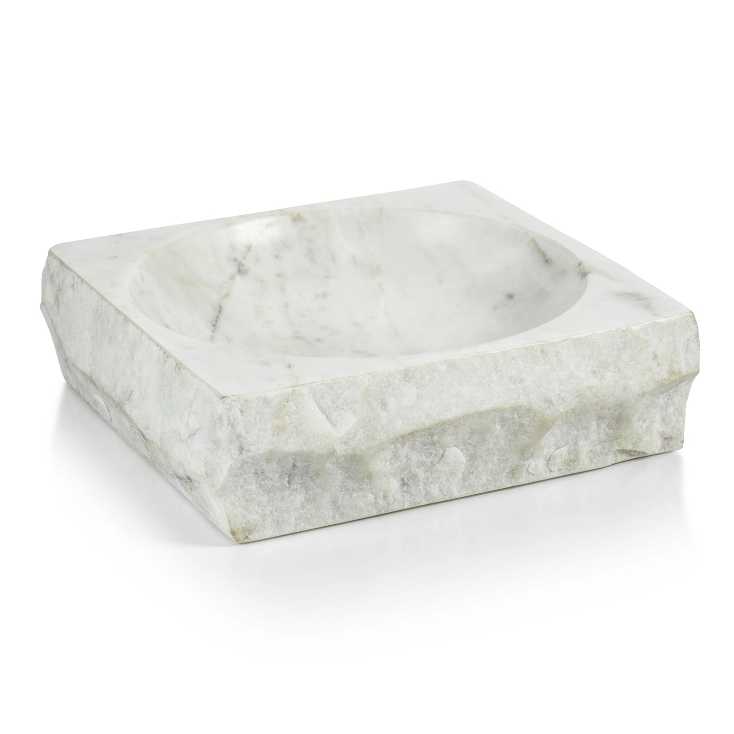 ROCK FINISH MARBLE SQUARE BOWL