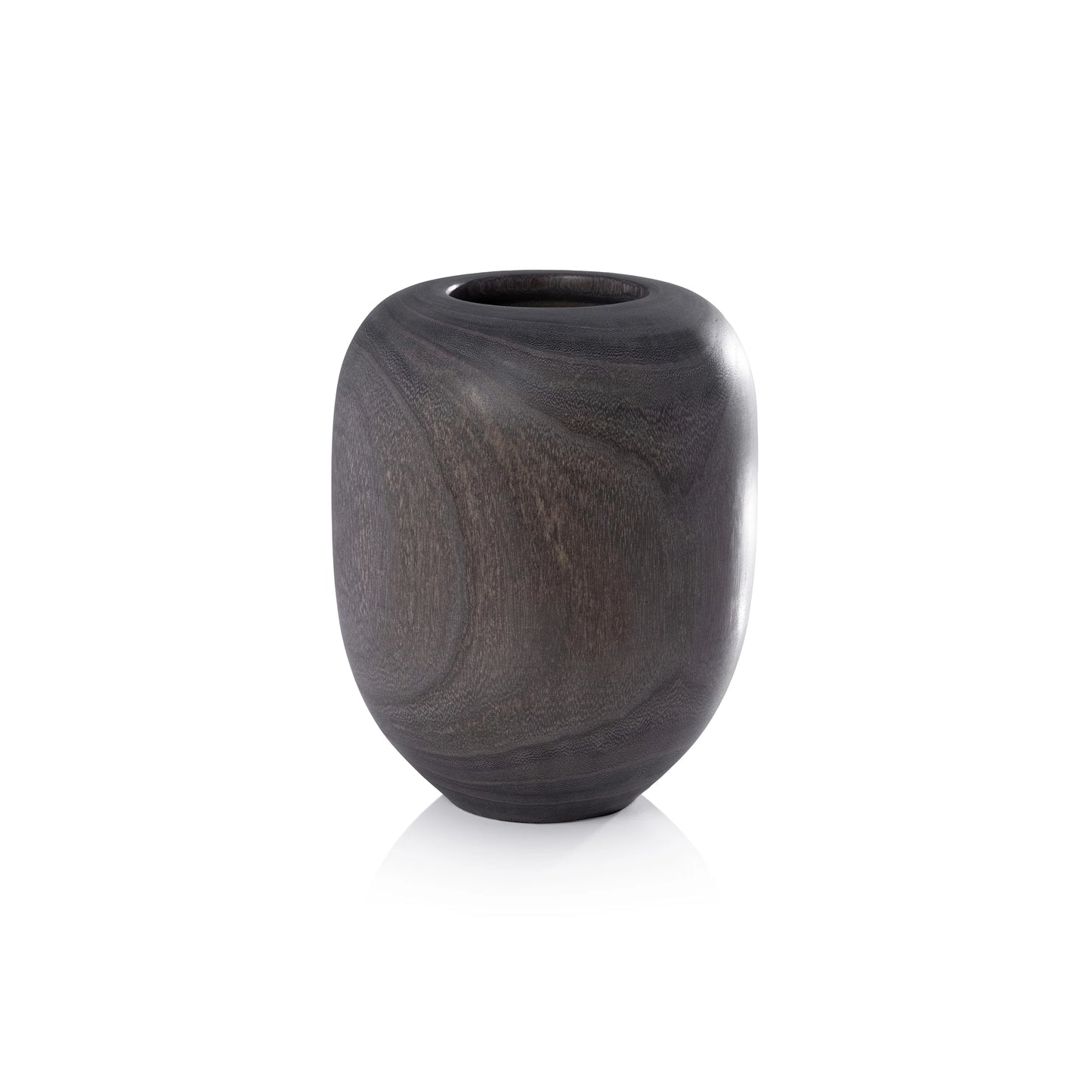 SYLVA WOOD VASE SM