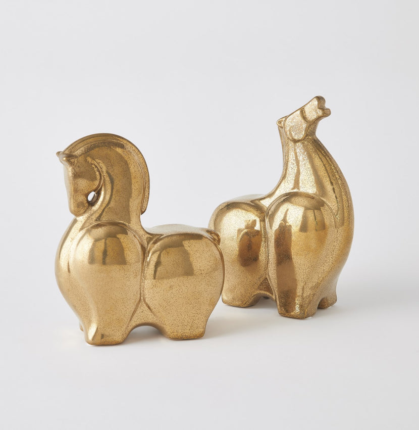GREEK FAT HORSE HEAD UP