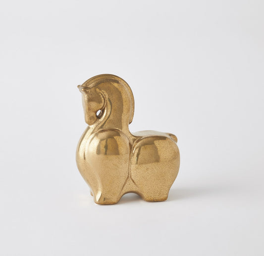 GREEK FAT HORSE HEAD DOWN
