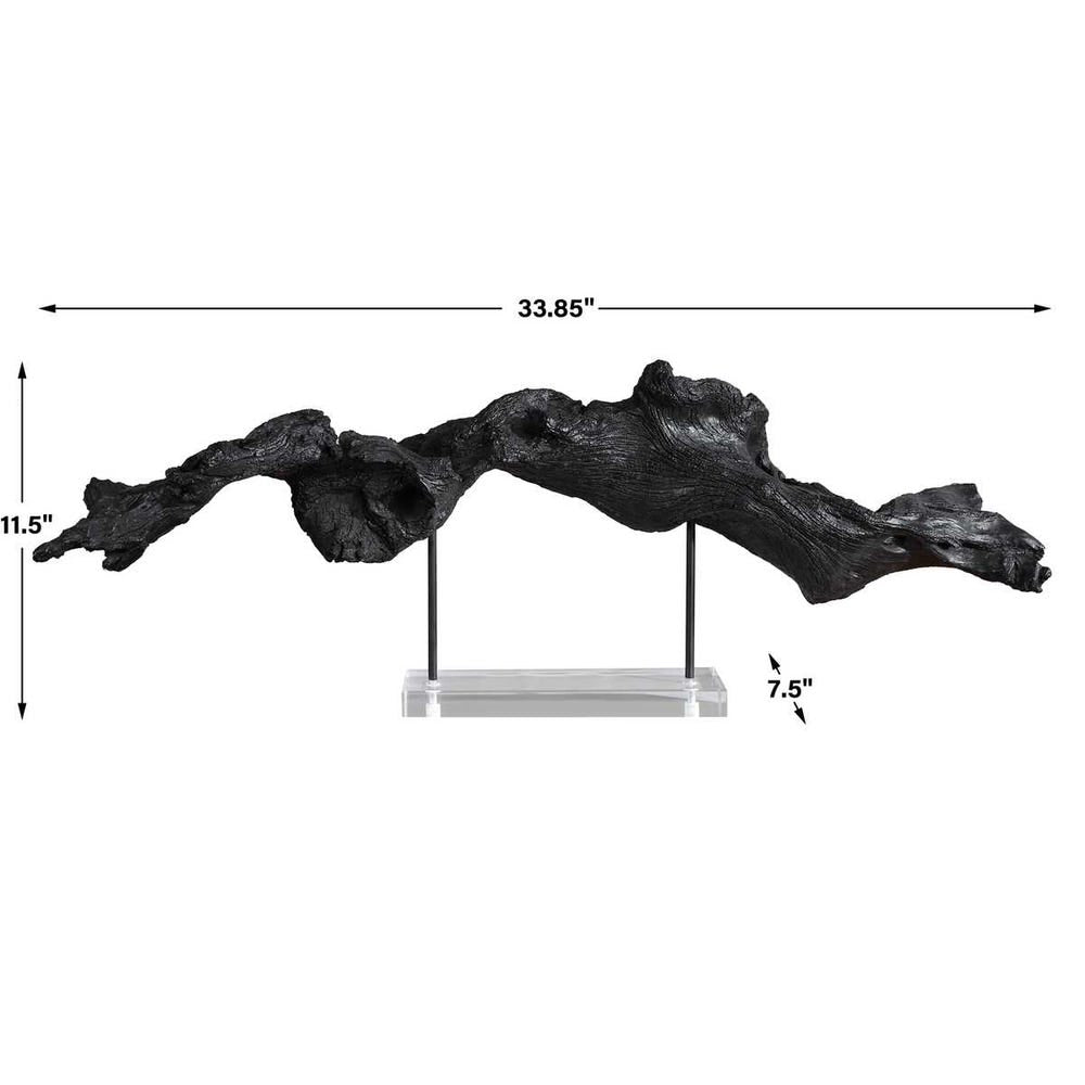 CHARRED TIMBER SCULPTURE