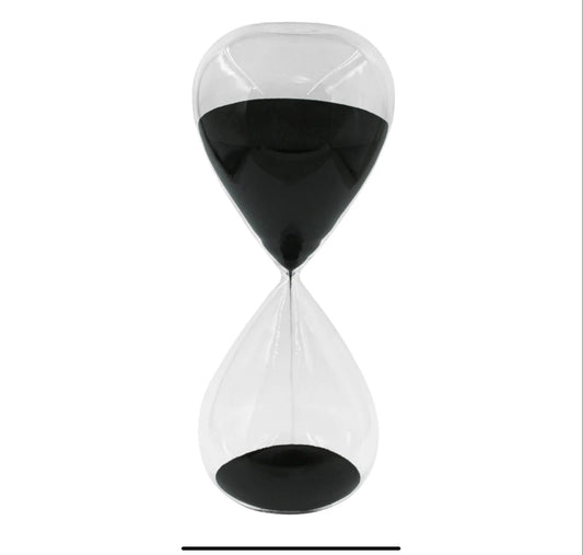 RELOJ ARENA REDONDO CHICO NEGRO
