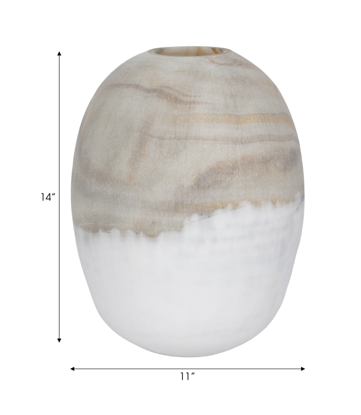 IMMA GREY GLASS VASE