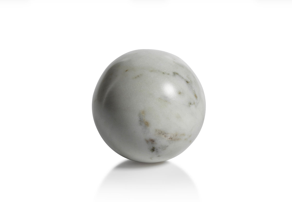 MARBLE FILL BALL WHITE 11cms