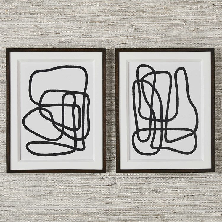 Entangle Framed Prints Set/2