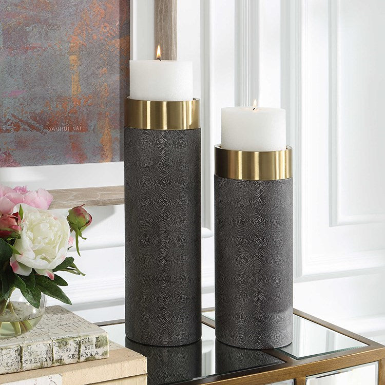 Wessex Candleholders Gray