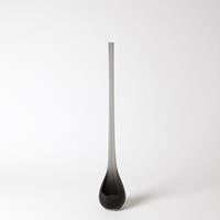 GREY DROPLET VASE LG