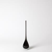 GREY DROPLET VASE SM