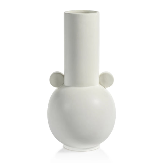 BADEN MATTE WHITE VASE