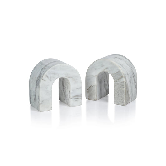 MARQUINO WHITE BOOKENDS