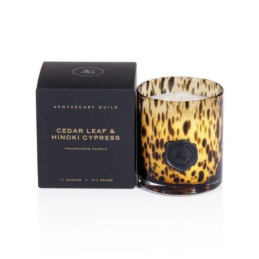 CEDAR LEAF CANDLE SM