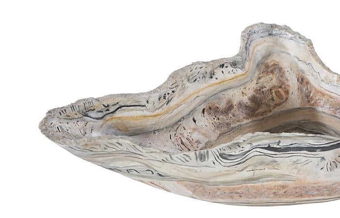 CAST ONYX BOWL FAUX FINISH MED