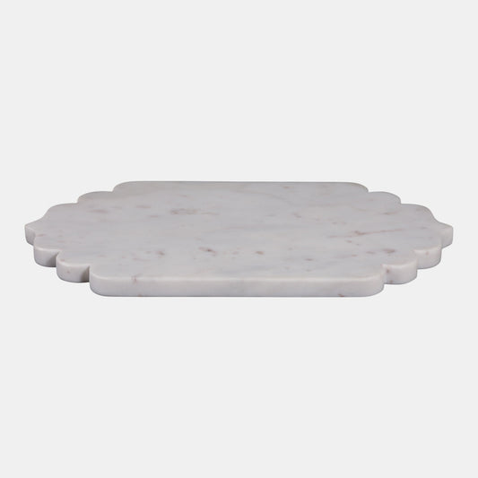 SCALLOP EDGE MARBLE TRAY