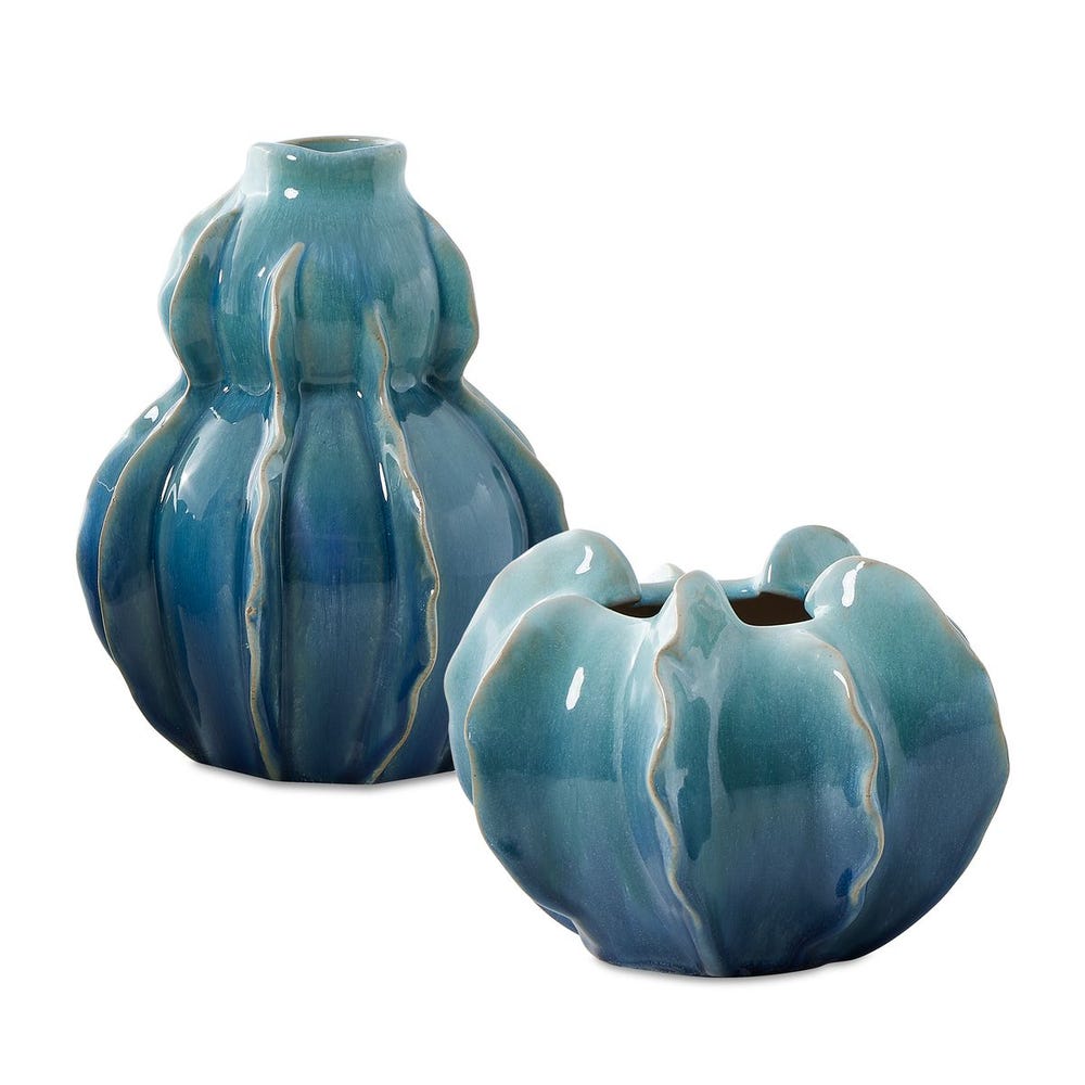 OCEAN WAVE VASES
