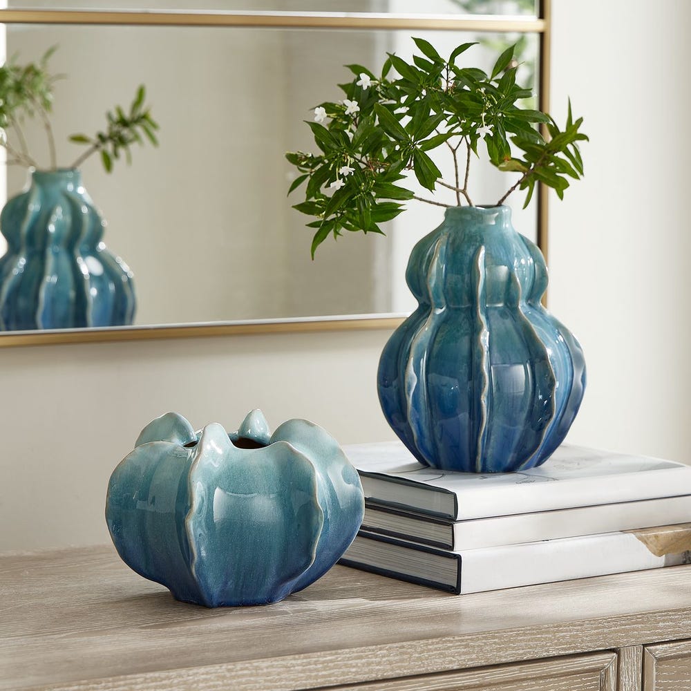 OCEAN WAVE VASES