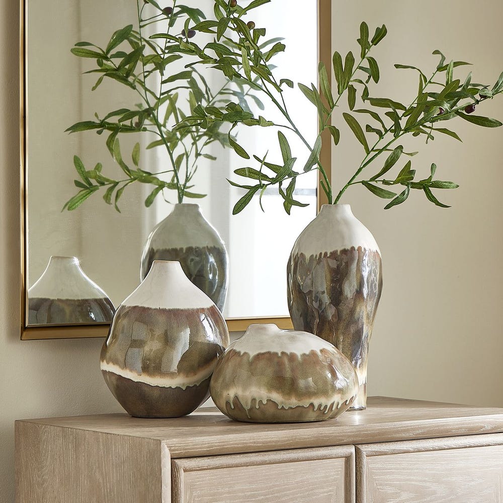 EARTHFLOW VASES SET/3