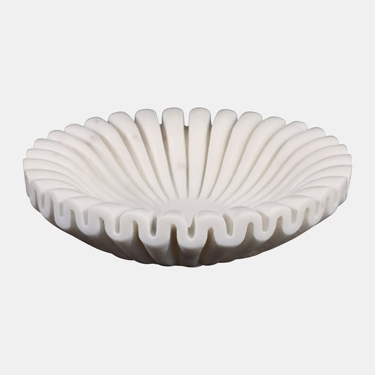 MARBLE PLEATED BOWL