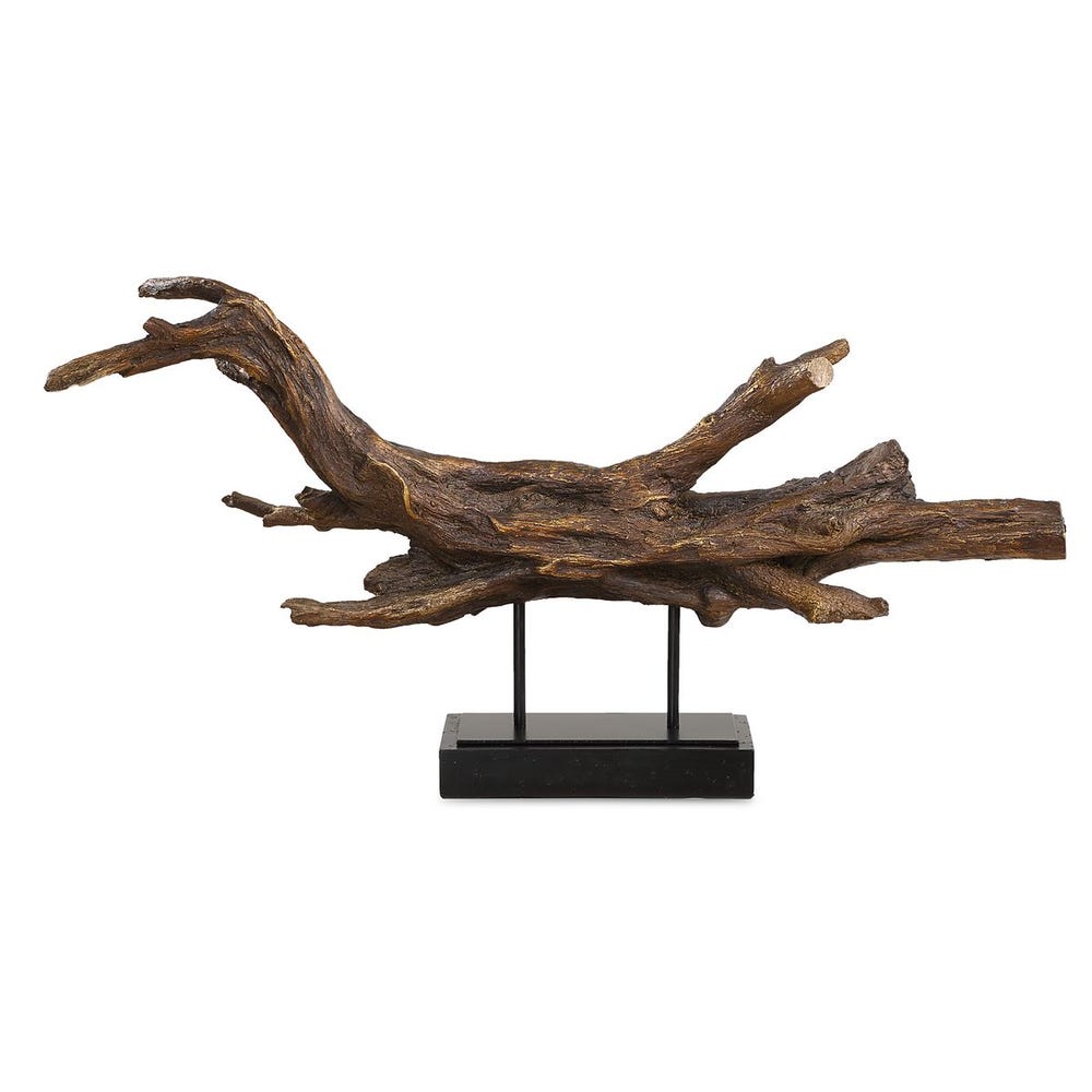 GILDED BRANCH SCULPTURE