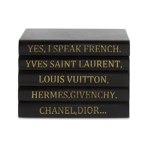 French-Book-Stack-Set-of-5