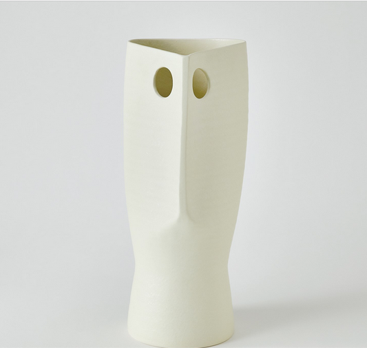 Popeye Vase Tall White